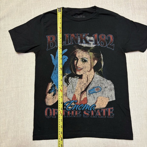 Blink-182 Black Graphic Women's Short Sleeve Tee - Picture 4 of 6